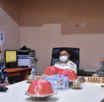 Judas Amir Ikut Launching Aplikasi Polda Sulsel Secara Virtual