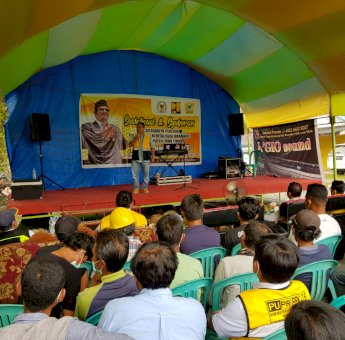 Revitalisasi Drainase Dua Desa di Lutim, Abang Fauzi: Tenaga Kerjanya Masyarakat Lokal