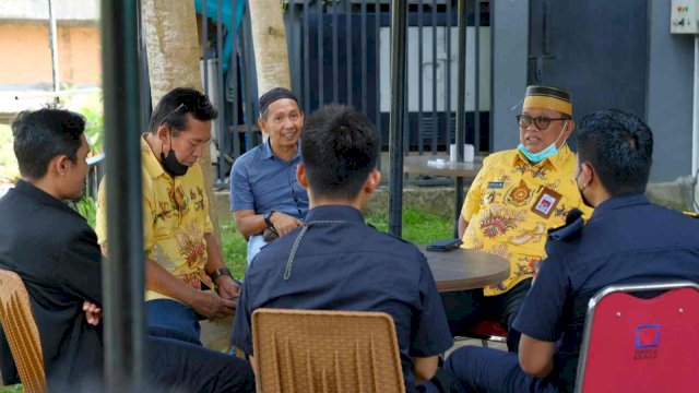 Wakil Bupati Soppeng Luthfi Halide, saat menerima Rombongan dari Pemkab Kendal Jawa Timur, Kamis (18/11/2021).