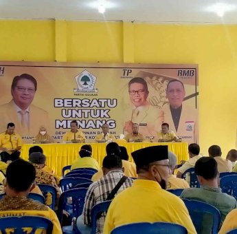 Konsolidasi Pengurus, Golkar Palopo Susun 100 Kader Per Kelurahan