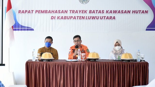 Perjelas Tata Batas, BPKH dan Pemda Lutra Gelar Rapat Pembahasan Trayek Kawasan Hutan