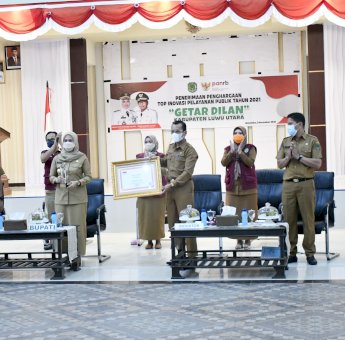 Inovasi &lsquo;Getar Dilan&rsquo; Resmi Terima Penghargaan Top 45 Inovasi Pelayanan Publik 2021