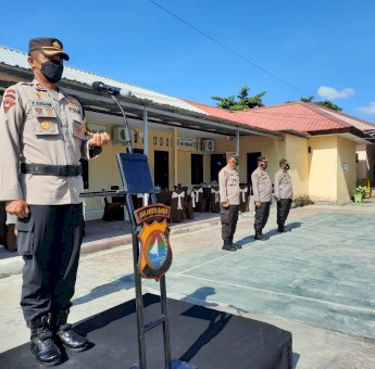 Sertijab, Kapolres Majene: Jangan Bosan dan Terus Belajar untuk Kepentingan Institusi