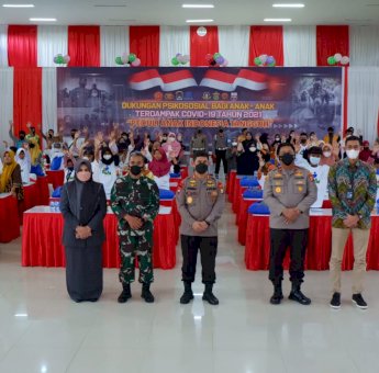 Polda Sulsel Inisiasi Pendampingan Psikologis Bagi Anak-Anak Terdampak Covid-19