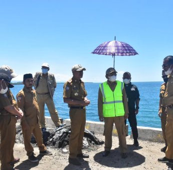 Gubernur Sulbar Tinjau Pembangunan Jalan Pelabuhan Budong-Budong Mamuju Tengah