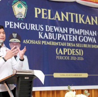 Adnan Minta APDESI Gowa Terus Mendukung Rencana Pembangunan Desa