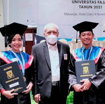 Unifa Wisuda 625 Mahasiswa, Agung Tanrasula Wisudawan Terbaik S-2