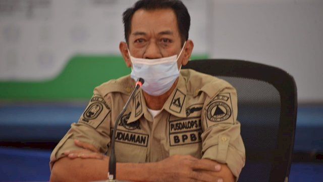 Kepala BPBD Kabupaten Sinjai, Budiaman.