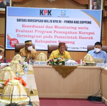 Tim Korsupgah KPK RI Berkunjung ke Soppeng, Begini Reaksi Bupati Andi Kaswadi