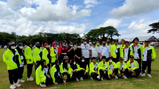 Pembukaan Pra Porprov Cabang Olahraga Panahan di Lapangan Pakalu Kecamatan Bantimurung Kabupaten Maros, Jumat (11/11/2021).
