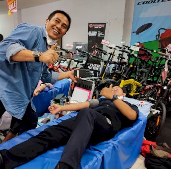 Kolaborasi PMI Makassar dan Lions Club Indonesia Berhasil Kumpulkan 250 Kantong Darah