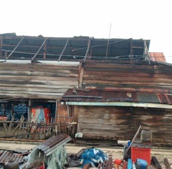 Puluhan Rumah di Pulau Sembilan Sinjai Rusak Diterjang Angin Puting Beliung