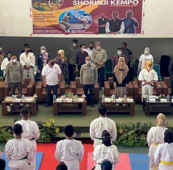 225 Kensi Bertarung di Pra-porprov Kempo di Kampus UIM Makassar