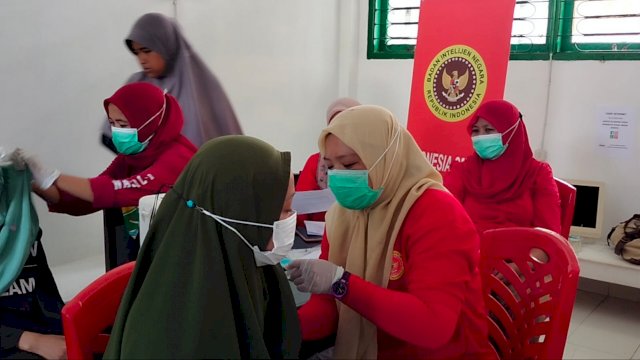 Kerjasama Pemkot Palopo BIN Sulsel Vaksin Covid-19.