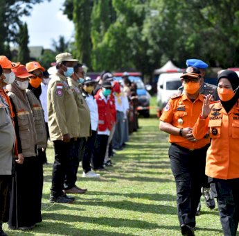 Pimpin Apel Konsolidasi Bencana di Sukamaju, Bupati Indah: Tak Ada Istilah Selamatkan Diri Masing-masing