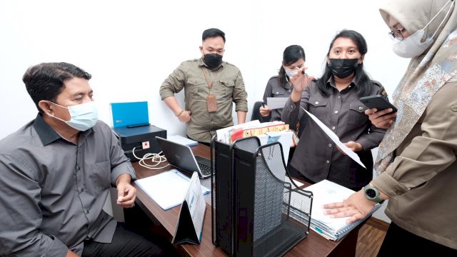 Komisi Informasi Sulsel melakukan Monitoring ke PPID Pemkab Gowa, Selasa (23/11/2021).