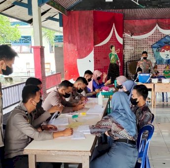 Beroperasi di 12 Titik, Layanan Vaksinasi Polres Majene Siap Genjot Target Herd Immunity