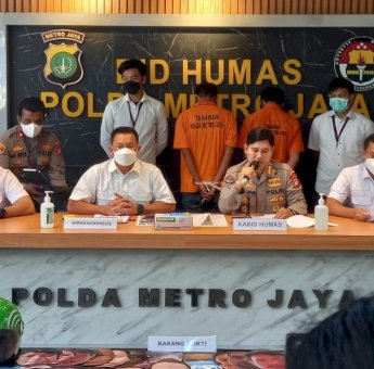 Ditreskrimsus Polda Metro Jaya Ungkap Kasus Penggelapan Modus Jual-Beli Akun Ojol