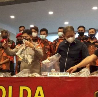 Polda Metro Jaya Amankan 15 Tersangka Anggota Ormas Pemuda Pancasila