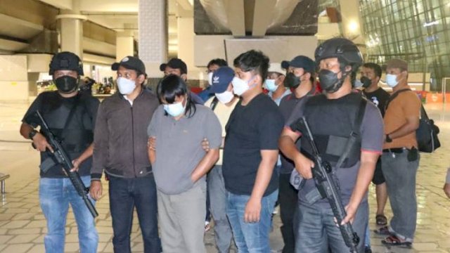 Penangkapan Bandar Narkoba dari, Daerah Waleri, Kendal, Jawa Tengah, Senin (29/11/2021).