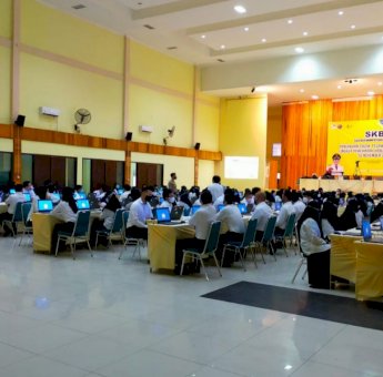 Ratusan Pendaftar CPNS Pemkab Soppeng 2021 Ikuti SKB