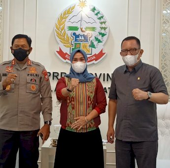 Jabat Kapolda Sulsel yang Baru, Nana Sudjana Silaturahmi dengan Pimpinan DPRD Sulsel
