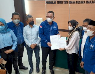 Sambangi PTTUN Makassar, Demokrat Sulsel Kirim Surat Perlindungan Hukum ke MA