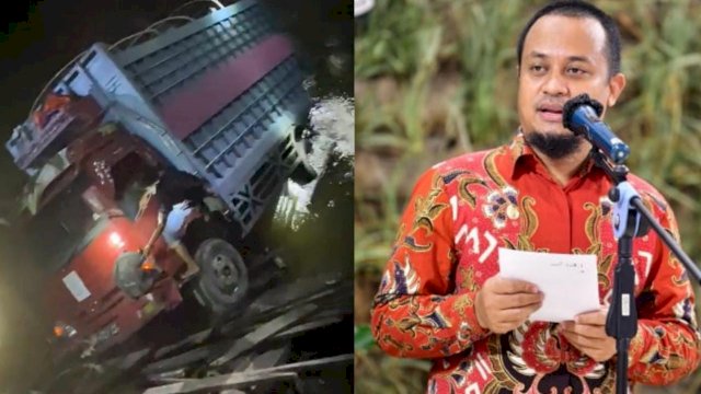 Jembatan Poringan Luwu Ambruk, Plt Gubernur Sulsel: Segera Dibangun yang Baru