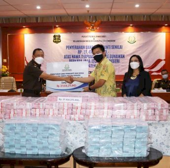 Kejagung Setor Uang Pengganti Terpidana George Gunawan ke Kas Negara Sebesar Rp 27,4 Miliar