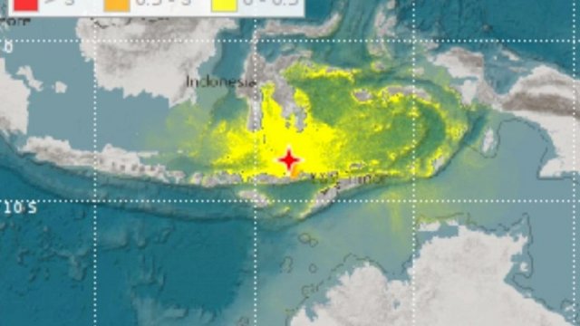 Titik Gempa di Laut Nusa Tenggara Timur (NTT) di, Selasa (14/12/2021), sekitar Pukul 10.20 WITA.