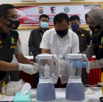 Polda Banten Musnahkan Barang Bukti 270,22 Gram Sabu
