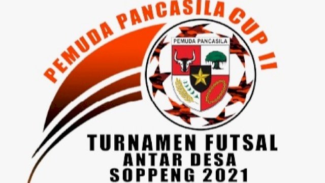 Turnamen Futsal Pemuda Pancasila CUP Antar Desa di Kabupaten Soppeng.