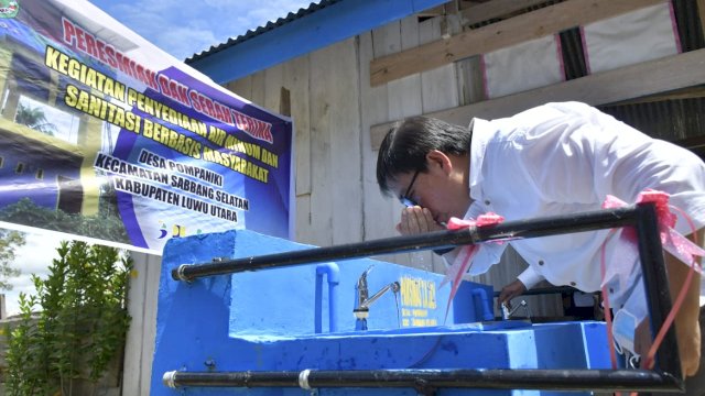 Warga Dua Dusun di Desa Pompaniki Kini Nikmati Air Bersih Program Pamsimas