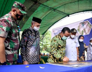 Andi Sudirman Resmikan Bendung Lalengrie Kabupaten Bone, Potensi Aliri 1.100 Ha dan Embung Lalengrie 300 Ha