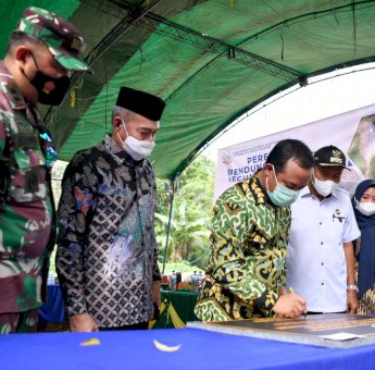 Andi Sudirman Resmikan Bendung Lalengrie Kabupaten Bone, Potensi Aliri 1.100 Ha dan Embung Lalengrie 300 Ha
