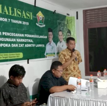 Kumpulkan Pemuda Buton Tengah, Legislator Sultra Ali Mardan Sosialisasikan Bahaya Narkoba