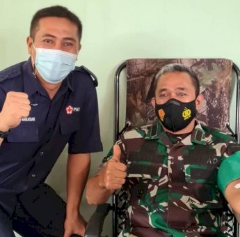 Gelar Donor Darah Peringati Hari Juang TNI, Ketua PMI Makassar Beri Apresiasi