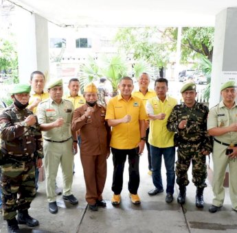 Momentum Korban 40 Ribu Jiwa, Golkar Makassar Sambangi Markas LVRI