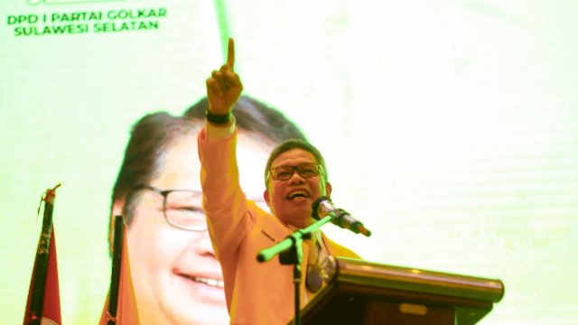 Ketua DPD I Partai Golkar Sulsel, Taufan Pawe.