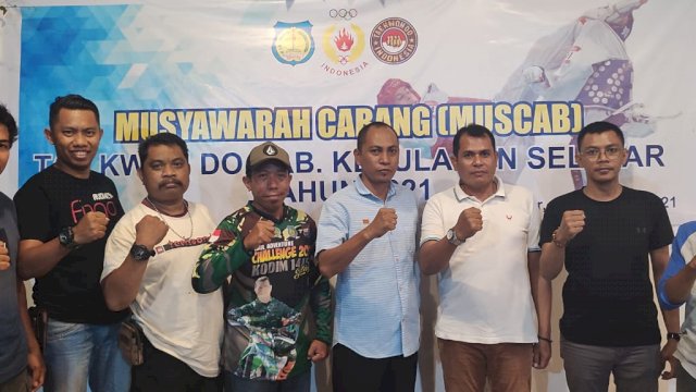Musda Taekwondo Kabupaten Kepulauan Selayar pada 21 November 2021 lalu.