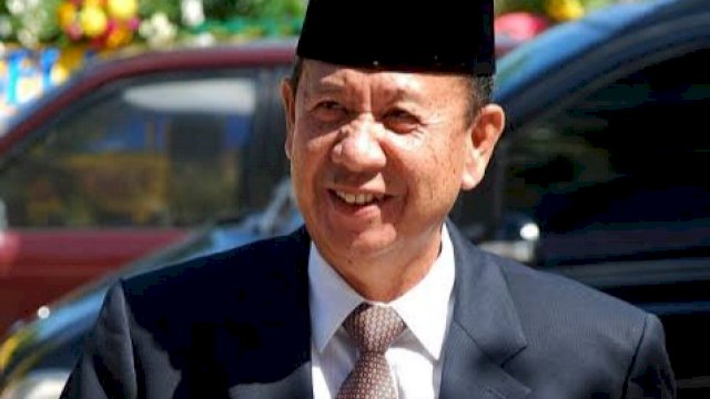 Mantan Gubernur Sulawesi Selatan, Mayjend (Purn) H.M Amin Syam.