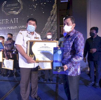 Pemkab Luwu Utara Raih Predikat Tertinggi Anugerah Keterbukaan Informasi Publik 2021