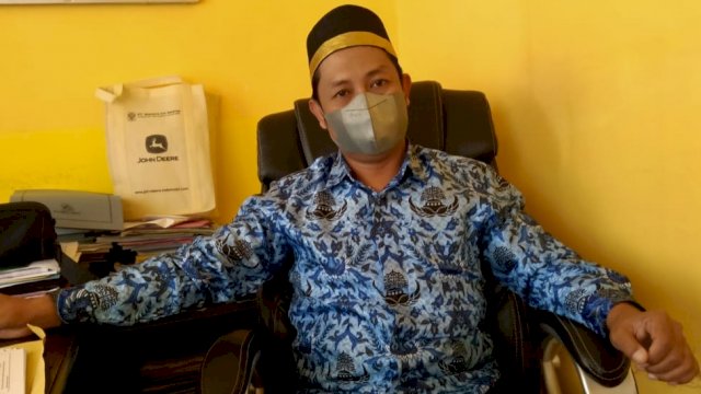 Sekertaris Dinas Pertanian Kabupaten Soppeng, Ariyadin Arif, S.Stp.M.Si.