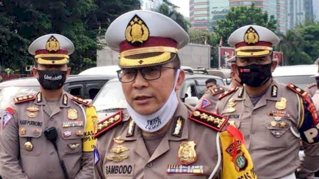 Dirlantas Polda Metro Jaya, Kombes Pol Sambodo Purnomo Yogo.