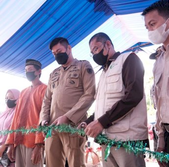 Pemkab Gowa Bersama AMCF Bangun Rumah Gratis untuk Warga Kurang Mampu