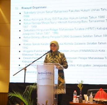 Guru Bersar Hukum Unhas Prof Farida Sebut Taufan Pawe Role Model Kepemimpinan