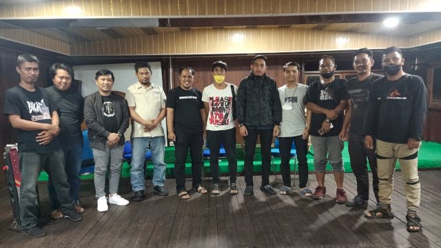 Musyawara Kota Luar Biasa SMSI Parepare, Sabtu (25/12/2021).