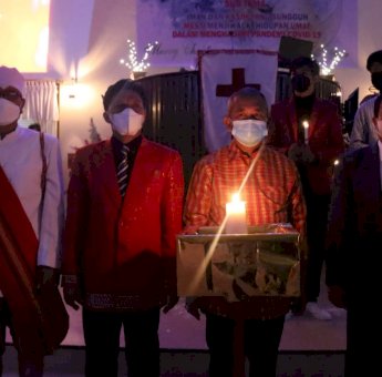 Bupati Polman Hadiri Perayaan Natal Gereja Toraja Mamasa Jemaat Musafir Lantora