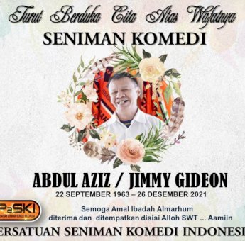 Kabar Duka, Komedian Era 90-an Jimy Gideon Tutup Usia