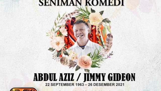 Kabar Duka, Komedian Era 90-an Jimy Gideon Tutup Usia